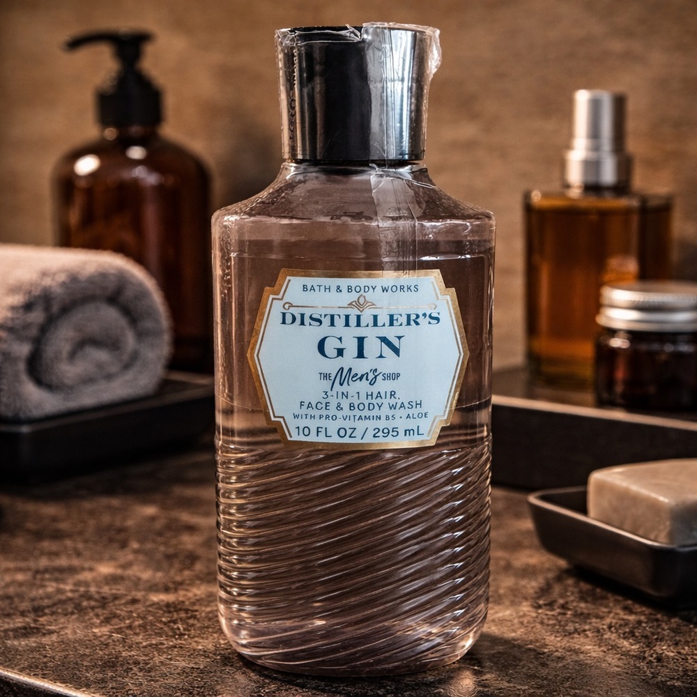 Bath & Body Works Distiller’s Gin 3-in-1 Hair Face & Body Wash Men’s Shop  10 oz